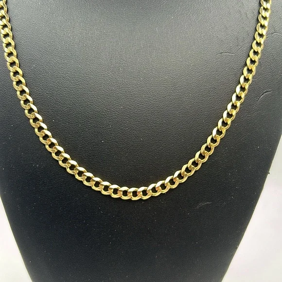 14k Cuban Link Chain Necklace 20.5, 19.1g Unisex